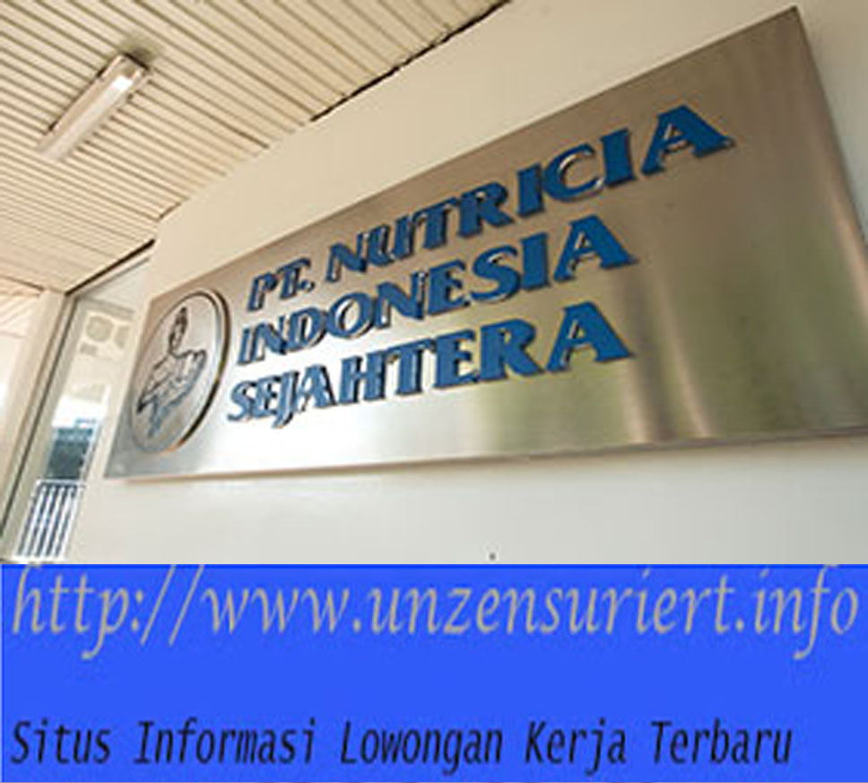 Lowongan Kerja Terbaru PT Nutricia Indonesia Sejahtera November 2016