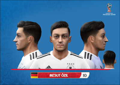 PES 6 Faces Mesut Özil by Alegor