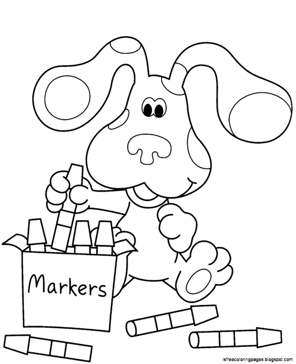 Blues Clues Coloring Pages Blues Clues Coloring Pages