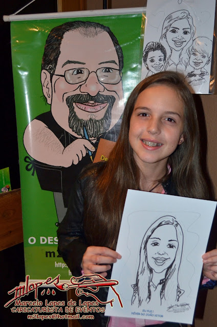 Caricaturista Marcelo Lopes de Lopes