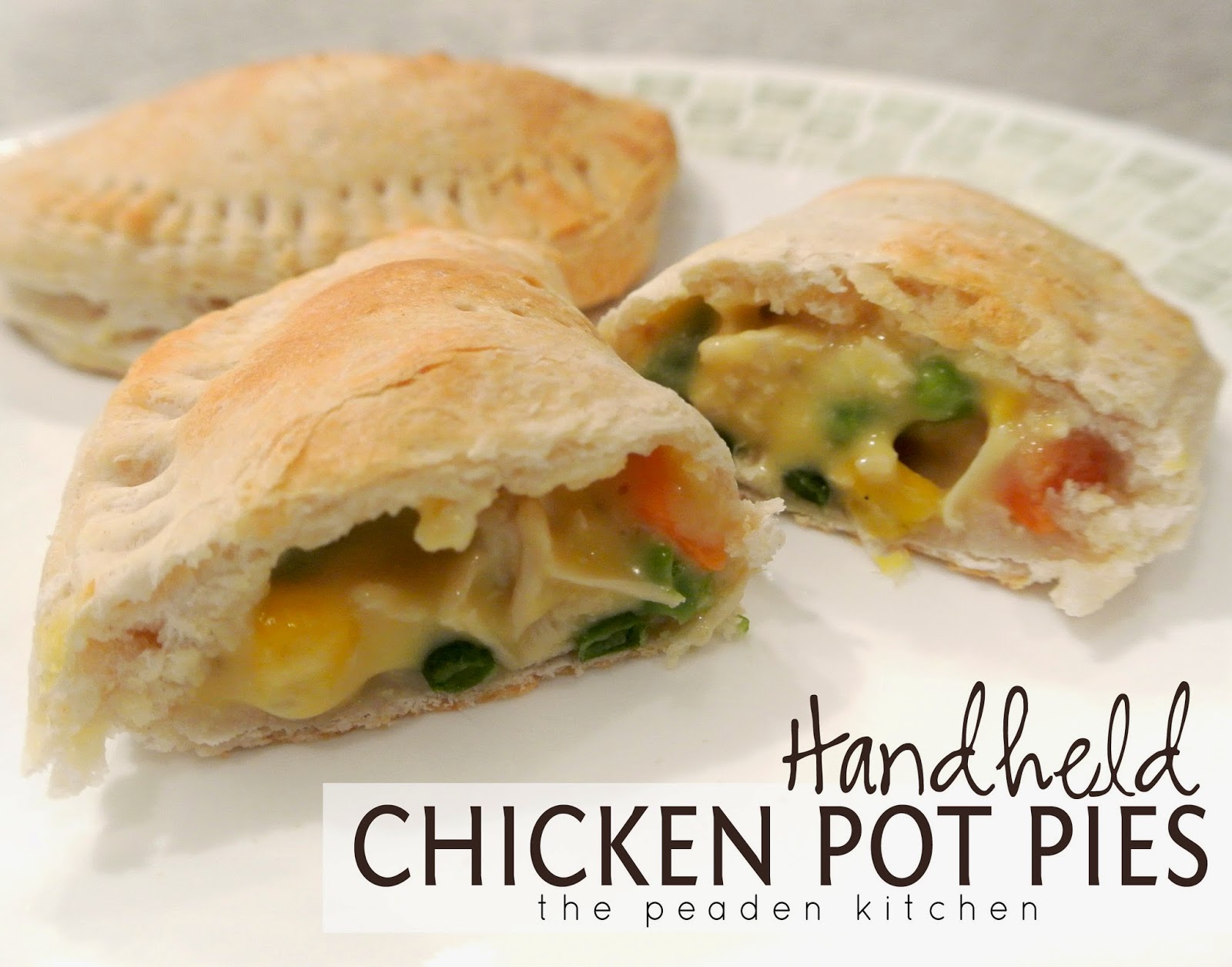 The Peaden Kitchen Handheld Chicken Pot Pies