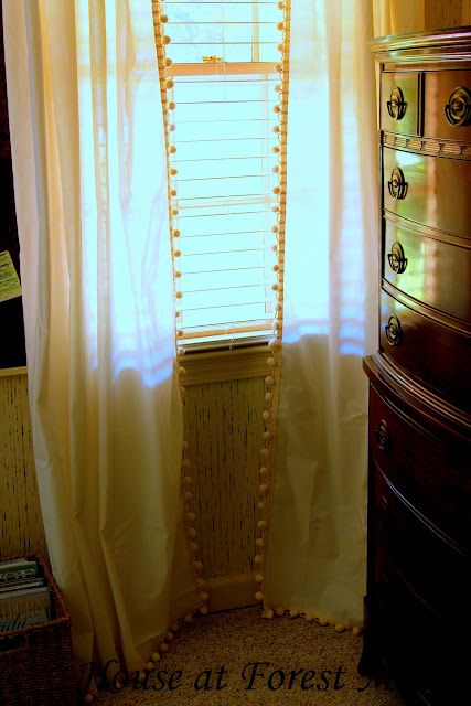 House At Forest Manor New Curtains