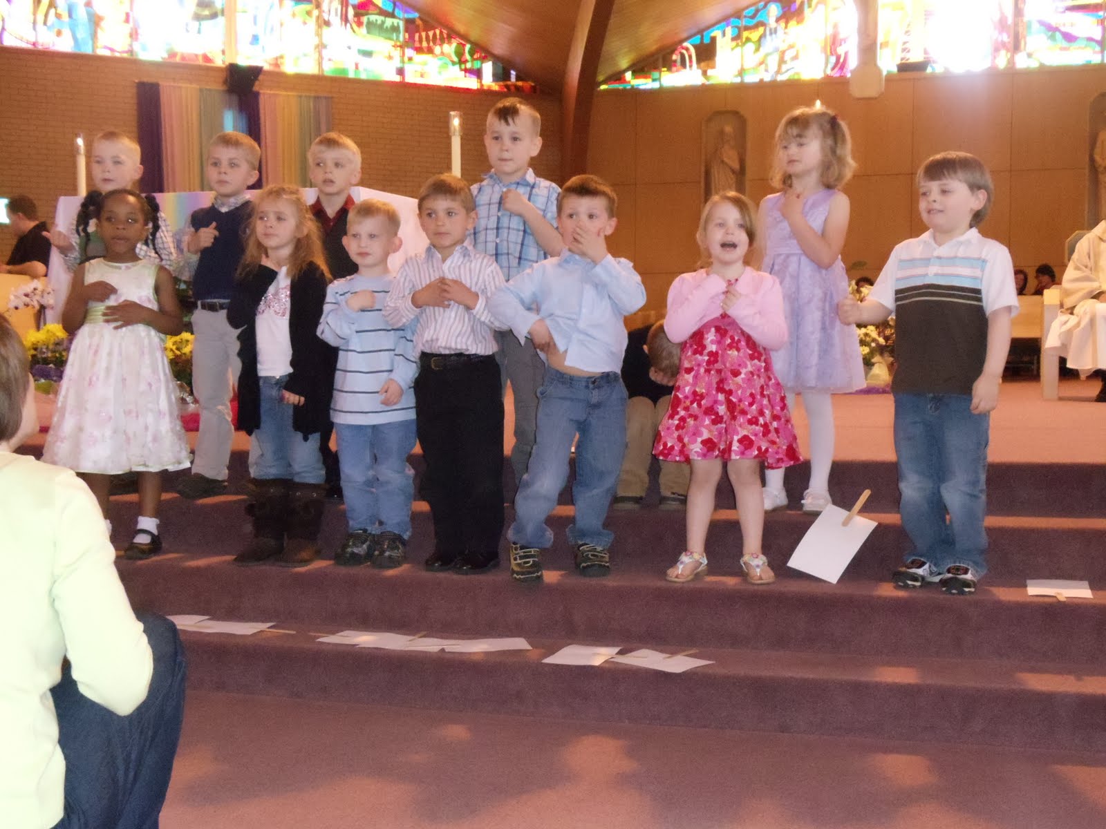 The Lach Family Singing in Church