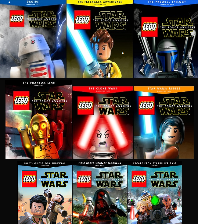 Lego Star Wars The Force Awakens All DLC V7 ACTUALIZABLE [PS3] [USA/EUR] [MEGA]