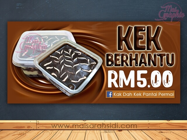 Design Web Banner Kek Berhantu