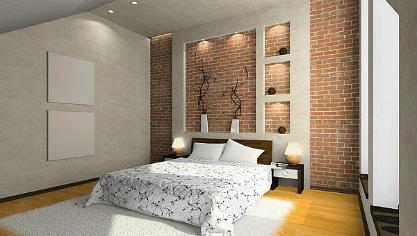 Bedrooms with Brick Walls