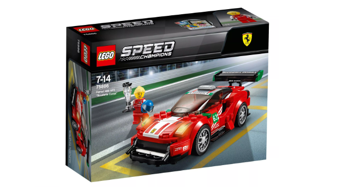 Wygraj klocki Speed Champions Ferrari 488 Konkurs
