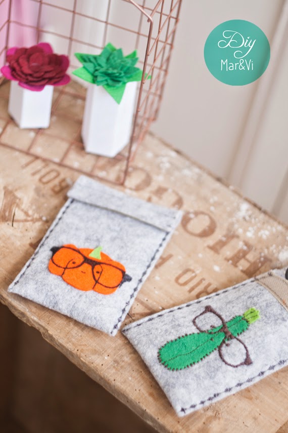 Fundas de fieltro para gafas