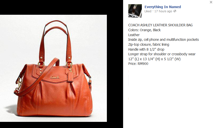 Malaysian Online Outlet At Your Fingertips Buy Online NEW COACH