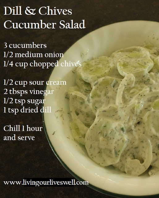 Dill & Chives Cucumber Salad