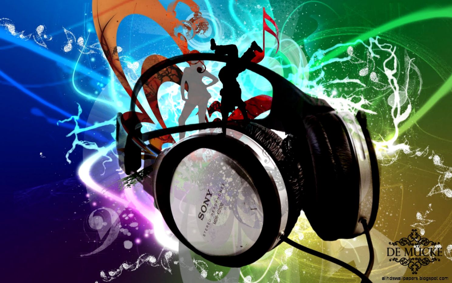 Cool 3D Background Desktop Music