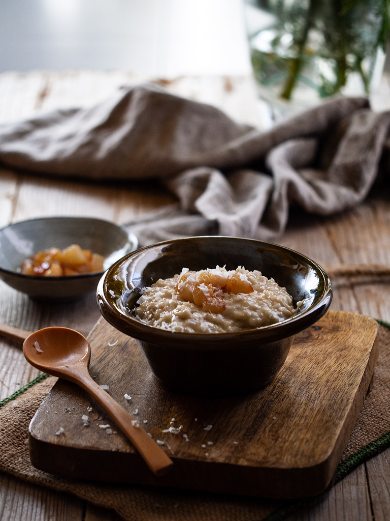 RISOTTO DE PERAS Y Cocido de Sopa