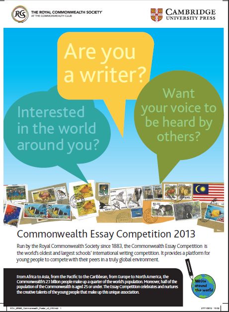 Royal commonwealth society essay competition