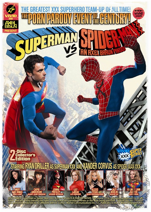 500px x 702px - Sleazy Pictures Muggy Archive: Superman VS Spiderman XXX, a Porn ...