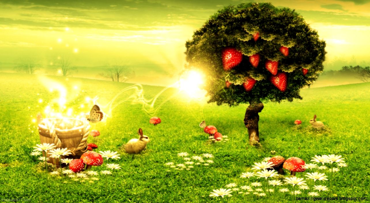 3D Nature Wallpaper 1366x768   wallpaper