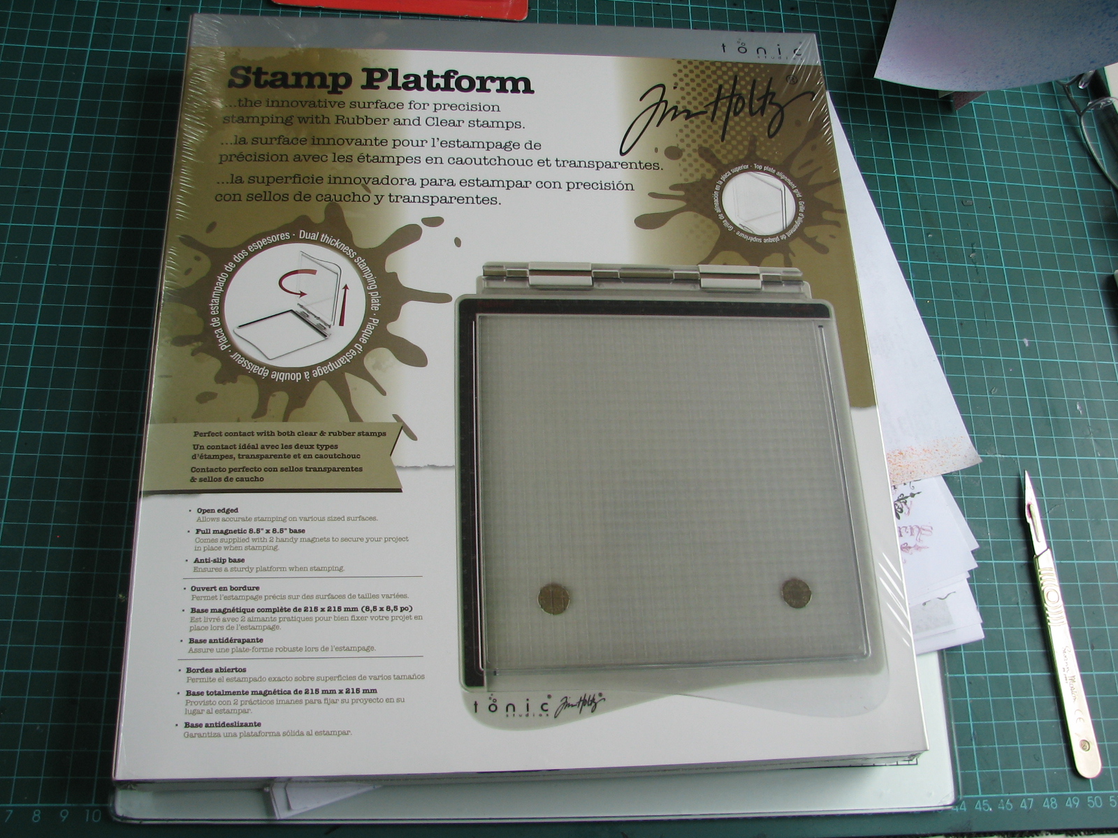 Silverwolf Cards: Here it is- The Tonic/Tim Holtz Stamping Platform