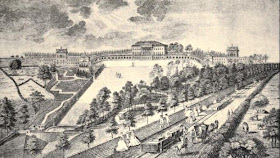 Prior Park, Bath  from The life and times of Ralph Allen of Prior Park, Bath by REM Peach (1895)