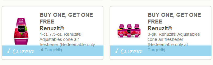 Extreme Couponing Mommy 2 NEW Renuzit B1G1 FREE Printable Coupons