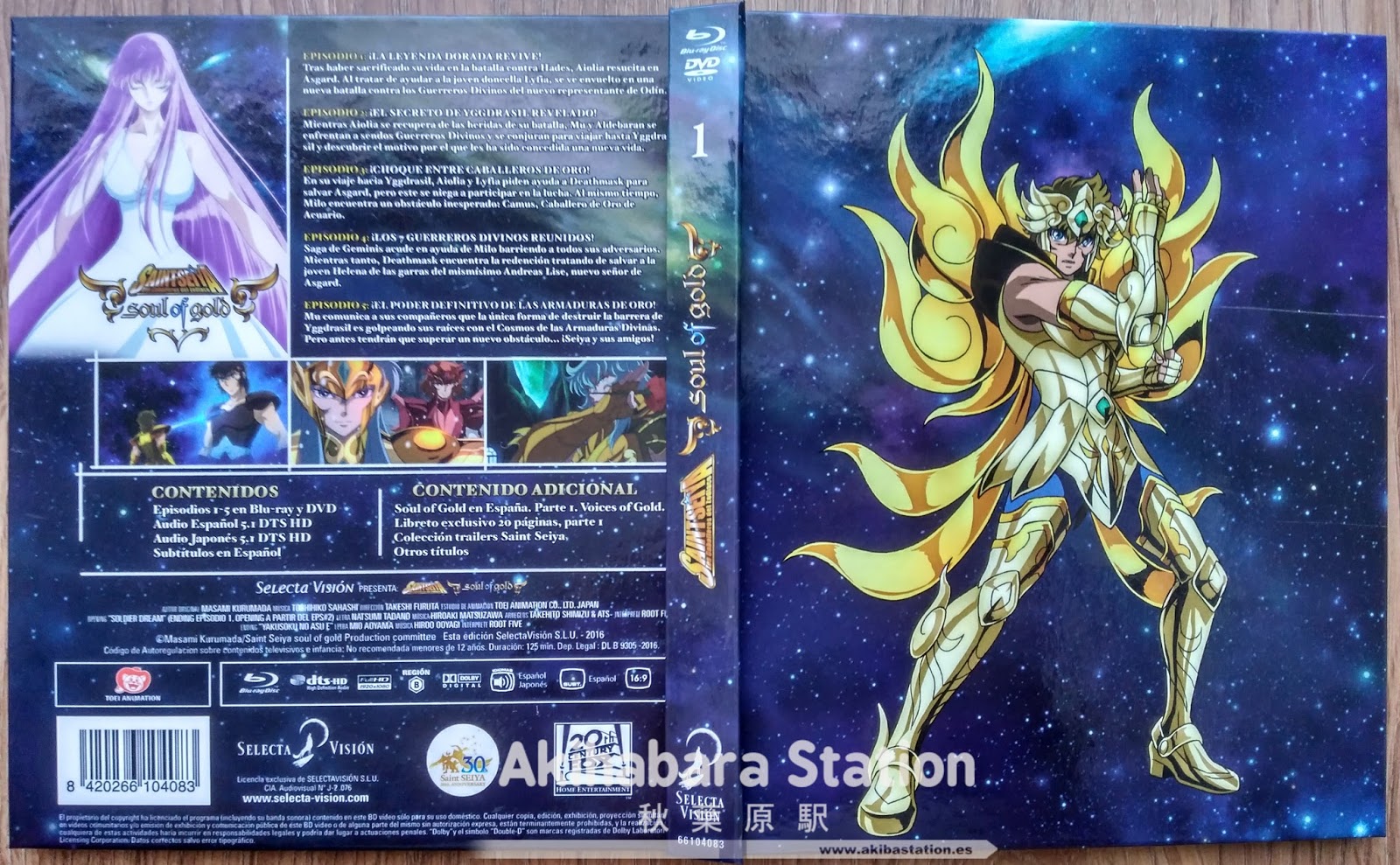 Saint Seiya: Soul of Gold - Así es la edición en castellano