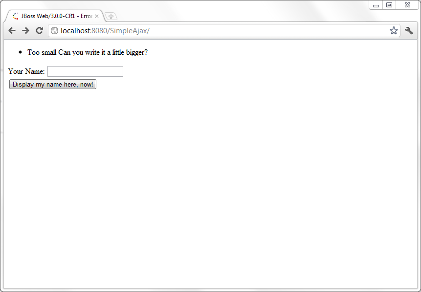 JSF Simple Ajax Samples - Java Code Geeks