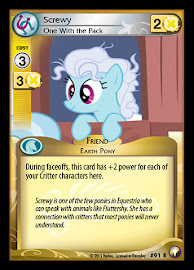 My Little Pony Screwy, One With the Pack Equestrian Odysseys CCG Card