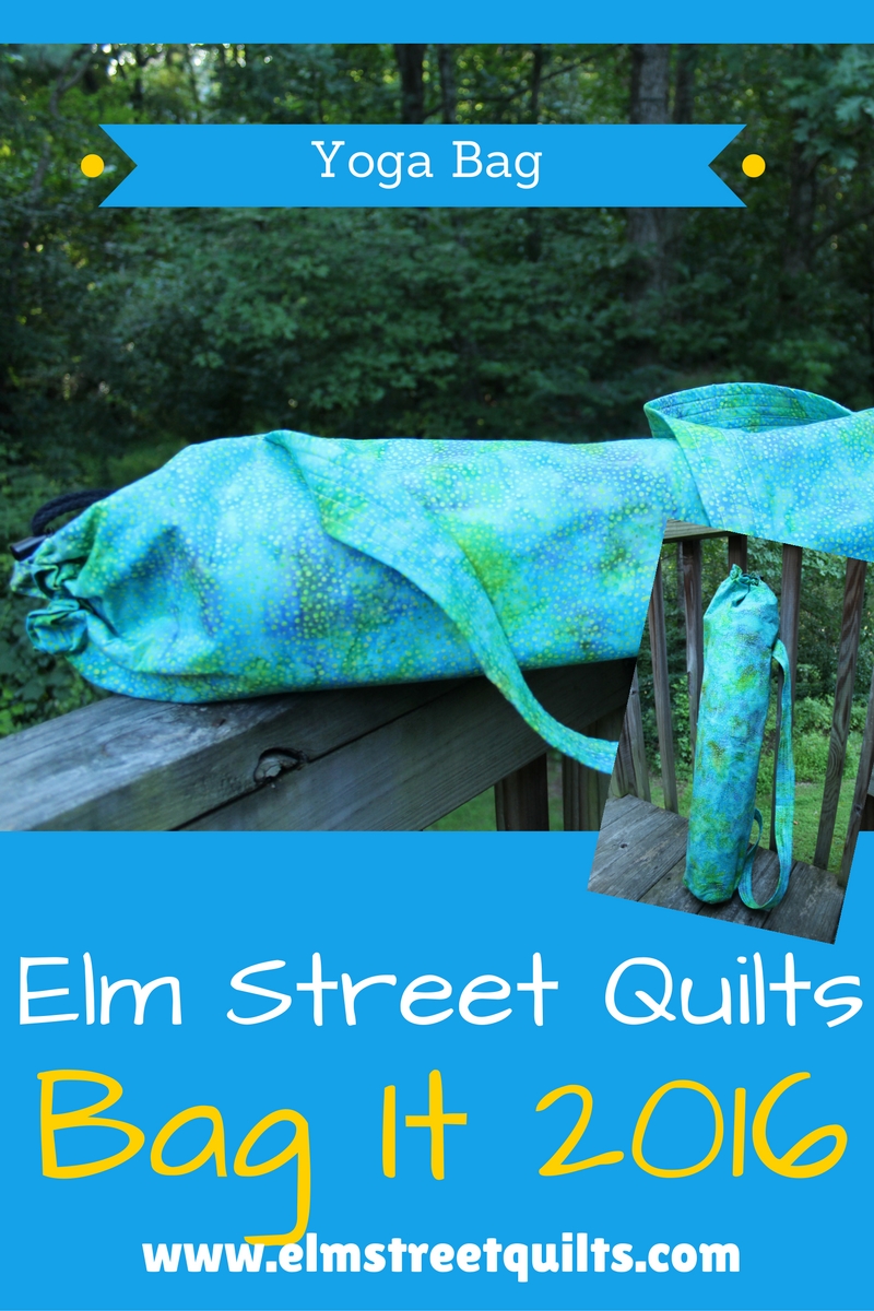 Bag It Yoga Mat bag Elm Street Quilts