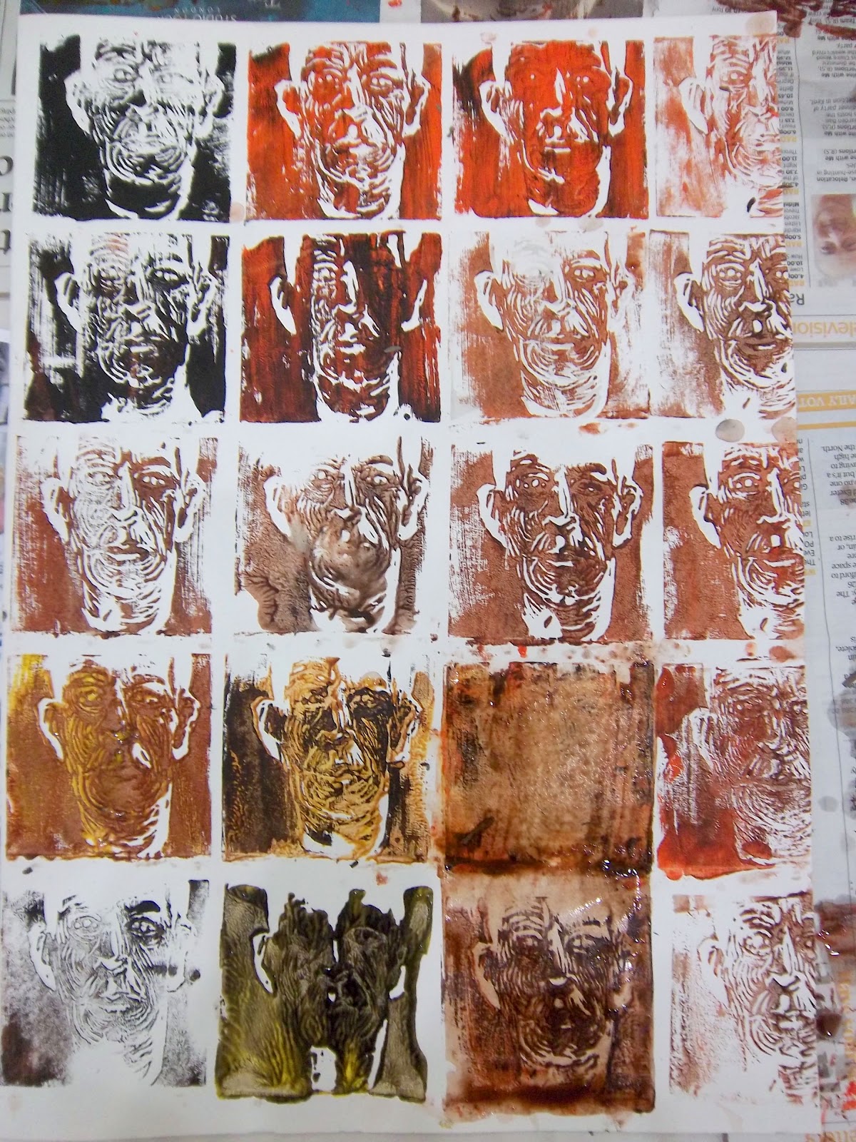 Material Knowledge Lino & Mono Printing