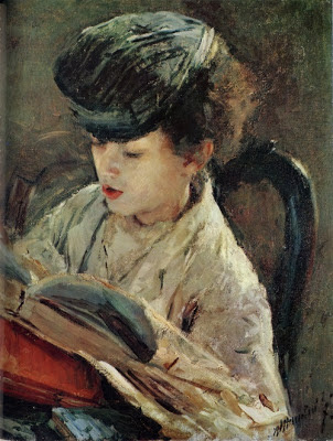 Niña que lee (1885), de Antonio Mancini (1852-1930)