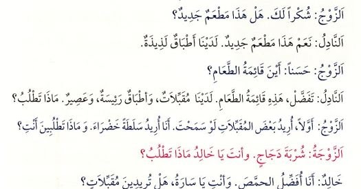 Kosakata Makanan Bahasa Arab Bab 4 Dars 1 Kitab Silsilah