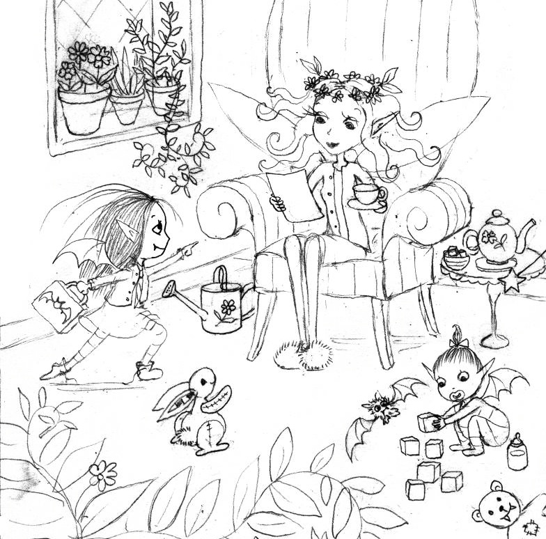 The story of Isadora Moon, Pink Rabbit… and Victoria Stitch Harriet