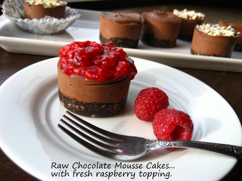Home Cooking In Montana Raw Mini Chocolate Mousse Cakes/"Cheesecakes