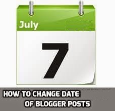 How to Change the Date of a Post in Blogger Blog : eAskme