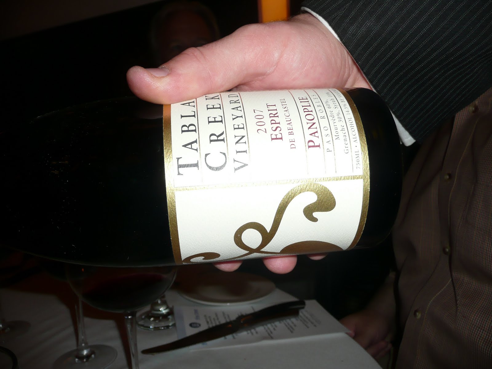 schillerwine Tablas Creek Wines from Paso Robles and Belgian Food at