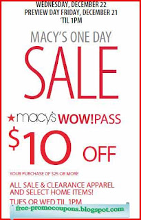 Free Printable Macy's Coupons Free Printable Macy's Coupons