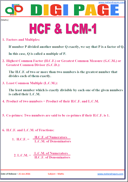 Digi Page - Maths - 25.01.2016