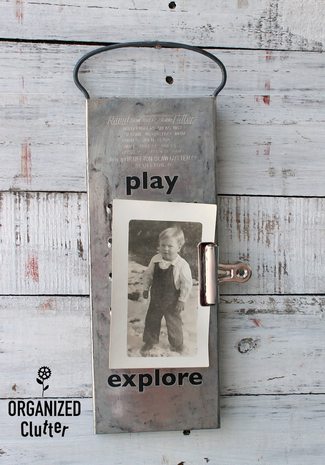 Grater/Slaw Cutter Photo Display Ideas Organized Clutter