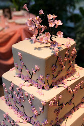 cake cherry blossoms blossom cakes topper swanson lara fluffy thoughts japanese pretty weddings april