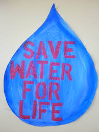 Posters on Save Water for Class 8