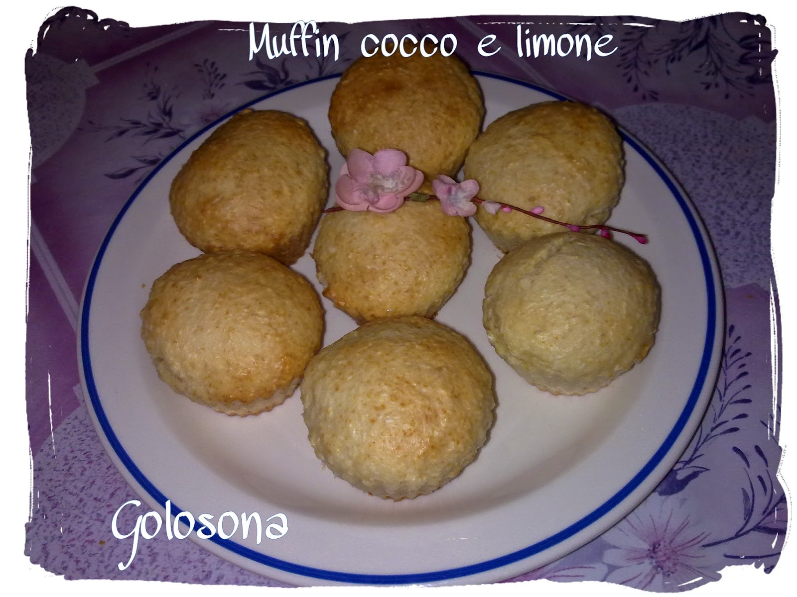 muffin cocco e limone