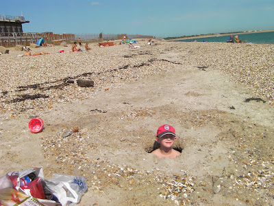 portsmouth nudist beach on sunny day eastney fort cumberland