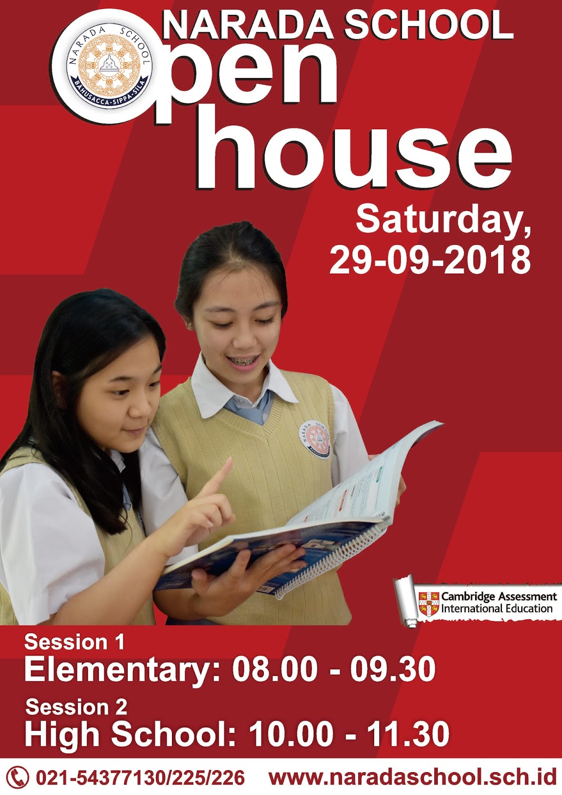 Narada Junior and Senior High School NARADA SCHOOL OPEN HOUSE