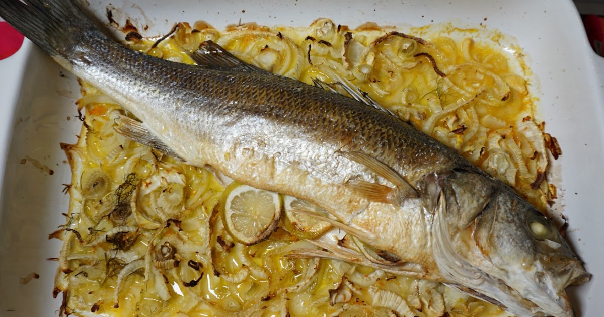 Sea bass with fennel, orange and lemon Hiking and Cooking in the