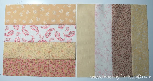 Autumn's Golden Gown - A Jelly Roll Quilt Tute by www.madebyChrissieD.com Autumn's Golden Gown - A Jelly Roll Quilt Tute by www.madebyChrissieD.com