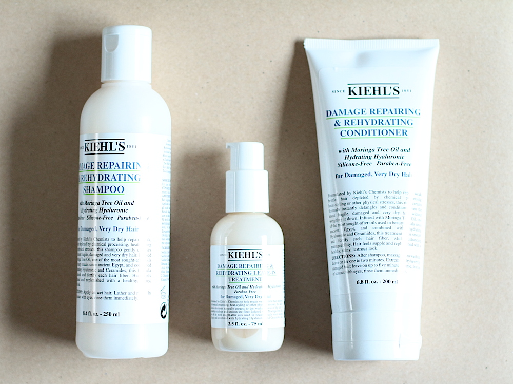 kiehl's damage reparing rehydrating shampooing avis test sans silicones