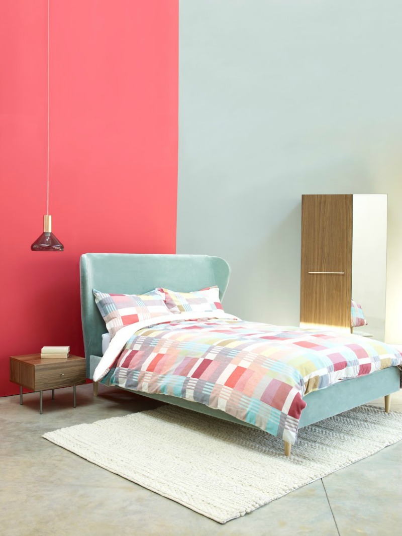 Beautiful Beds and patterned duvet from Habitat AW15