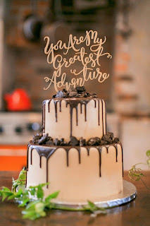 boho laser cut wedding cake toppers
