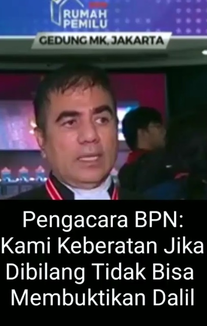 Tim Hukum Prabowo: Kami Keberatan Jika Dibilang Tidak Bisa ...