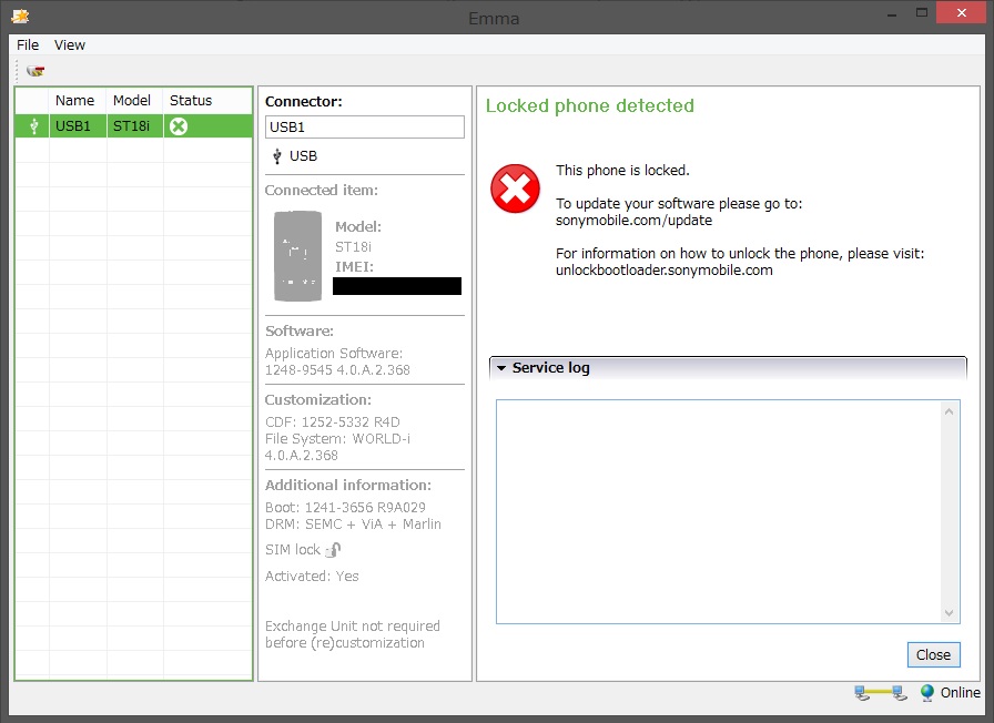 Sony Mobile公式Flashtoolの「Emma」を導入してみる。PEPPERLOG