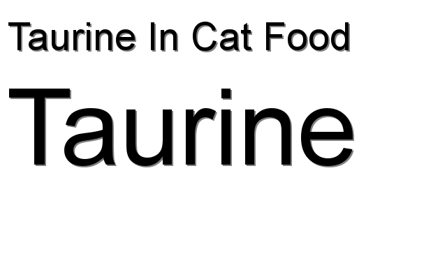 taurine in food