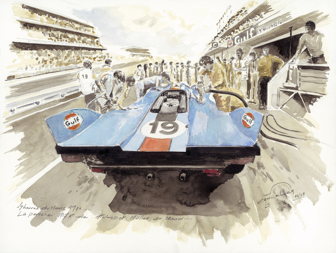 Motorsport Canvas Art Vintage Art Canvas collection